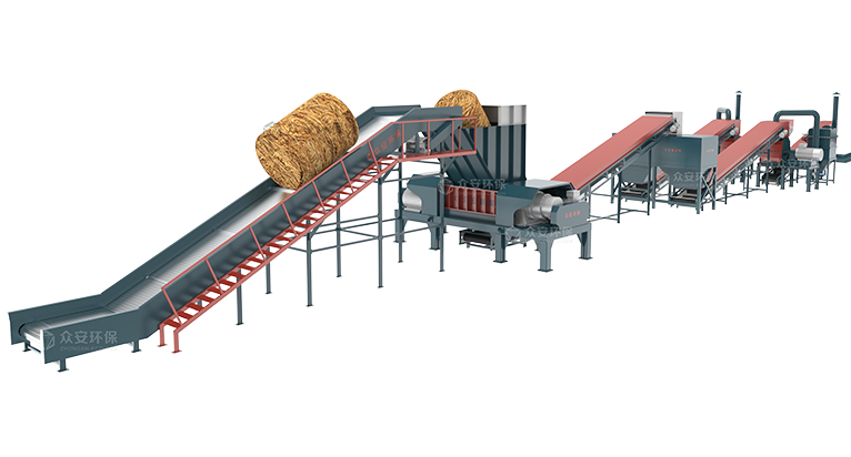 燃煤生物质连接生产线