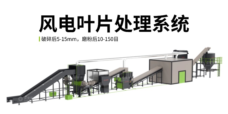 全球早期安装的风电机组已运行15-20年了,已经进入集中退役期。我国作为全球最大的风电市场,从“十四五”末期开始,退役叶片数量呈指数级增长。
据估算,自今年起,我国每年将产生约近6000吨退役风电叶片,到28年这一数字可能激增到数万吨。这是一个十分庞大的固体废物资源流,需要对风电叶片进行综合化的处置,才能被回收再利用。
退役风电叶片由复合材料制成,包含玻璃纤维和碳纤维,以及环氧树脂、聚酯树脂等热固性塑料的混合体。
对于这种复杂材料进行处理,机械回收法是目前最主流的技术工艺。也就是通过切割、破碎、研磨等机械方法,把叶片变成不同尺寸的颗粒或者粉末。
退役后的风电叶片会先被切割成大块状,方便运输,块状的叶片再通过众安环保的金属链板机,输送到众安环保风电叶片撕碎机,通过这个双轴撕碎机进行初步破碎,粗破后的物料尺寸为50-200mm。
粗破后的物料会经过磁选设备,也就是众安环保永磁自卸式除铁器,分离出金属,之后再经过皮带输送机到达众安环保单轴撕碎机进行二级破碎,也就是细碎,到这一步破碎后的物料尺寸是30-120mm。
二级破碎后的物料会再经皮带输送机进入到精细分选设备,进行纤维、树脂和巴沙木的分离,转化为颗粒物料。最后再经皮带输送机进入众安环保玻璃钢磨粉机设备做成粉末,磨粉后的物料尺寸可达到20-150目。
这就是众安环保的一套完整的退役风电叶片处理流程,生产线还会配备负压降尘、智能消防、降噪以及智能运维系统。当然还能够根据客户实际需要进行量身定制,结合客户需求采用不同设备进行搭配。
想要做退役风电叶片回收项目,选众安环保不会错!欢迎联系。