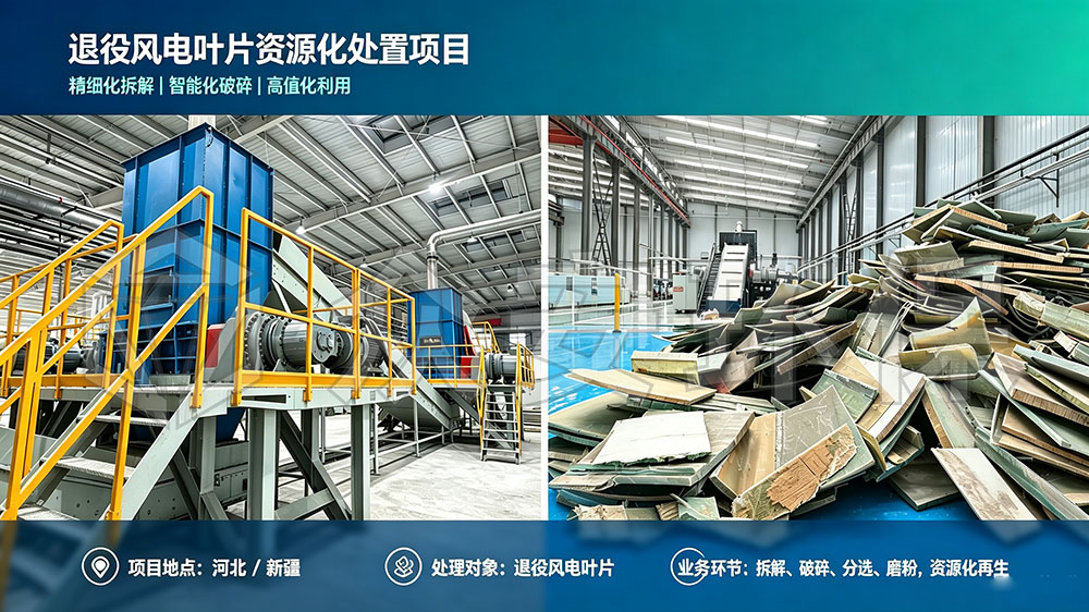 万吨级风电叶片资源化项目